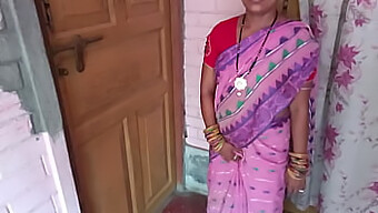 Amateur Indian couple's encounter with mother in law during wife's pregnancy delivery