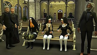 Stepfathers And Nuns Engage In Forbidden Sexual Encounters In A 3d Hentai Video