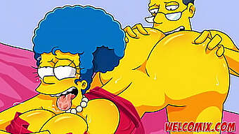 Simpsons porn comics: Neighbors get naughty in animated sex