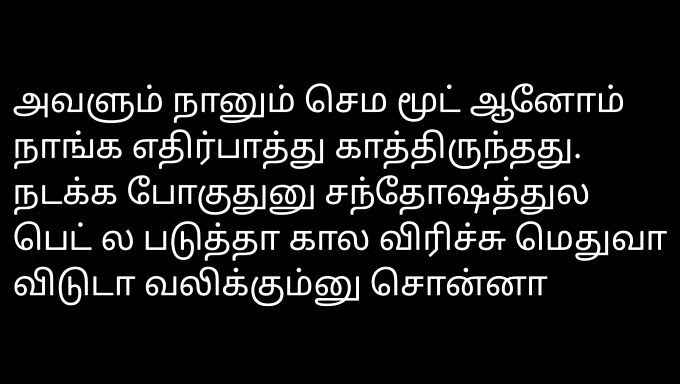 Intímny zvukový záznam sexuálneho stretnutia tamilského milenca.